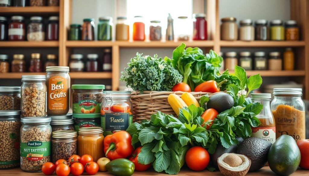 plant-based pantry staples