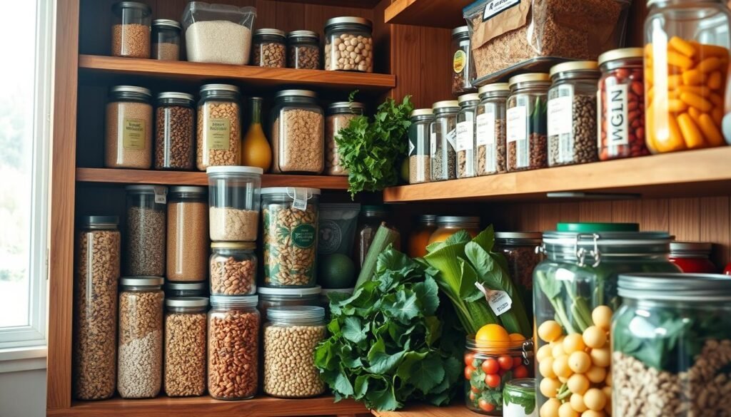 storing vegan foods